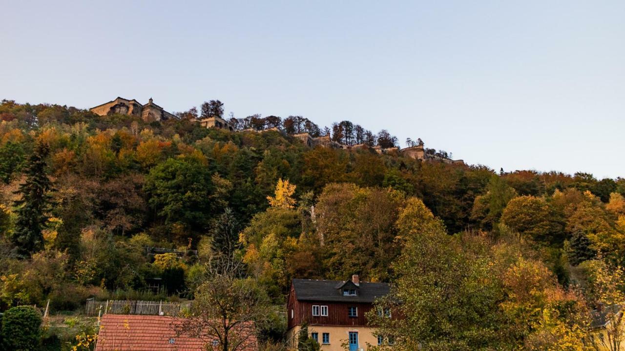 Ferienwohnung Sorgatz Königstein an der Elbe Eksteriør bilde