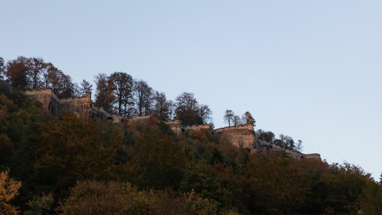 Ferienwohnung Sorgatz Königstein an der Elbe Eksteriør bilde